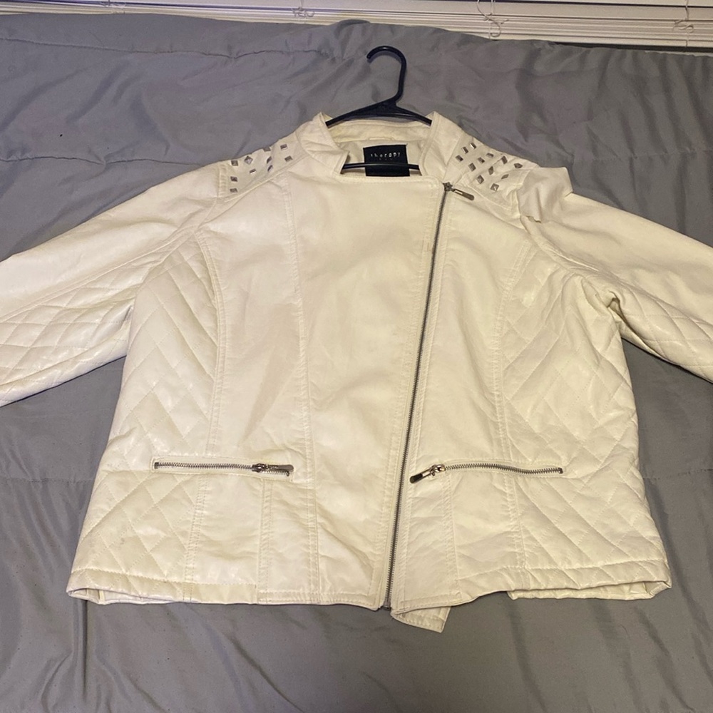 Rick Owens Style Leather Jacket